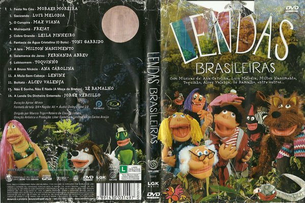 Resultado de imagem para lendas brasileiras cd / dvd